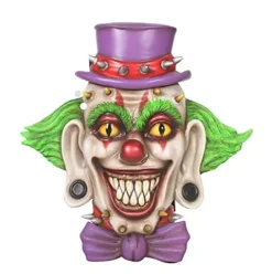 212 Main 4 ft. Scary Joker Clown Head Mask Multicoloured