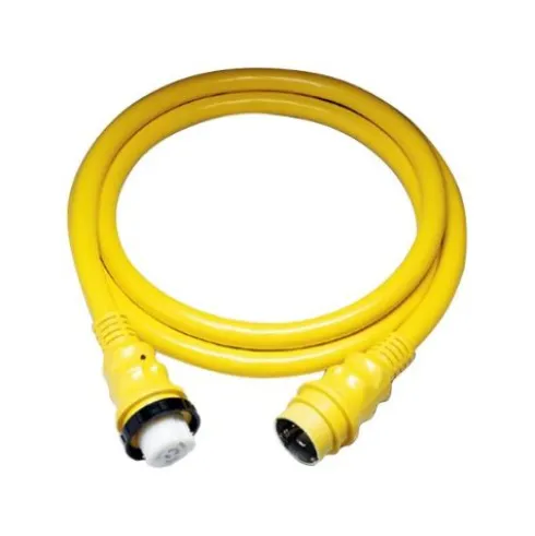 212 Main 50A 125V Shore Power Cable 50 in. Yellow