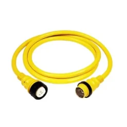 212 Main 50Amp 125-250V Shore Power Cable Yellow 50 in.