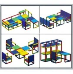 212 Main Home Sweet Home 528-Piece Furniture Set Multicoloured
