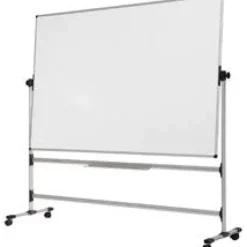 212 Main MV Reversible Dry Erase Revolving Easel Silver