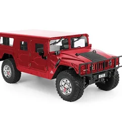 1/10 US GM Hummer H1 Military Truck 4WD Crawler RTR with Sound & Light Red