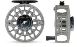 ABEL SDF Fly Reel Ported Satin Platinum 4/5 WT with Ebony Hand
