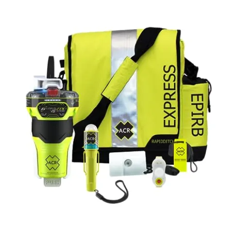 ACR GlobalFix V5 AIS EPIRB Survival Kit with Ditchbag and Signaling Yellow
