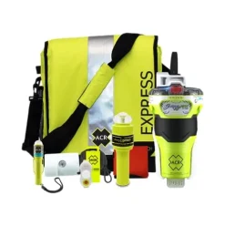 ACR GlobalFix V6 EPIRB Survival Kit with ResQFlare E-Flare and Ditchbag Yellow
