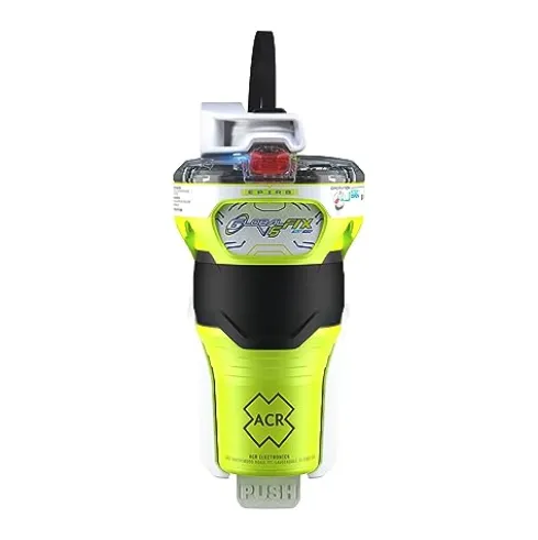ACR GlobalFix V6 RLS EPIRB Survival Kit with ResQLink 410 RLS PLB and Ditchbag Yellow