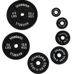 Ader Sporting Goods Institutional Olympic Incline Bench & 300 Lb Olympic Set Black Chrome