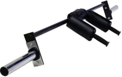 Ader Sporting Goods Safety Squat Bar 82″ for Compact Space Black Chrome
