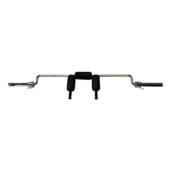 Ader Sporting Goods Safety Squat Olympic Bar Chrome