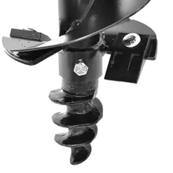 AGKNX ToolTuff Model 1000 Heavy Duty 3-Point Post Hole Digger with 9″ HD Auger Yellow