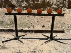 Aimpulse AR500 Steel Plates Rack Shooting Target 8″ × 3/8″ Orange