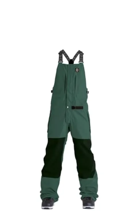 AIRBLASTER Men’s Beast Snowboard Bib 2024 Night Spruce – Large