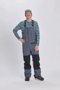 AIRBLASTER Men’s Beast Snowboard Bib 2024 Night Spruce – Large