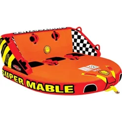 AIRHEAD AHT2223SM Super Mable Inflatable Triple Rider Towable Orange