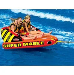 AIRHEAD AHT2223SM Super Mable Inflatable Triple Rider Towable Orange