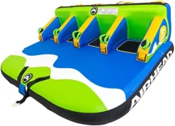 AIRHEAD Great Big Betty Chariot Style 4 Person Towable Tube Blue