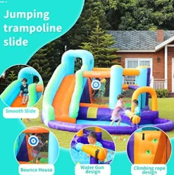 AirMyFun Inflatable Water Slide Orange