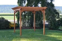 A&L Furniture Co. Pergola with Swing Hangers Unfinished