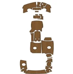 Algasan Boat EVA Faux Teak Decking Floor Mat for 2018 Tahoe 2150 Swim Platform – Multiple Color Options