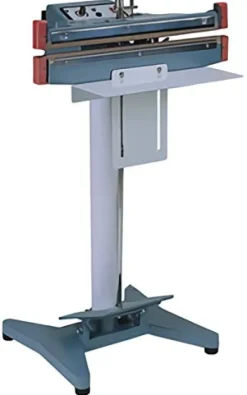 American International Electric AIE-610FD Double Impulse Foot Sealer with Adjustable Worktable and Stand