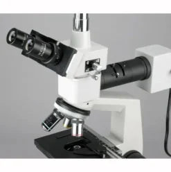 AmScope 40X-1000X EPI Metallurgical Microscope with 1.3MP Digital Camera Yellow