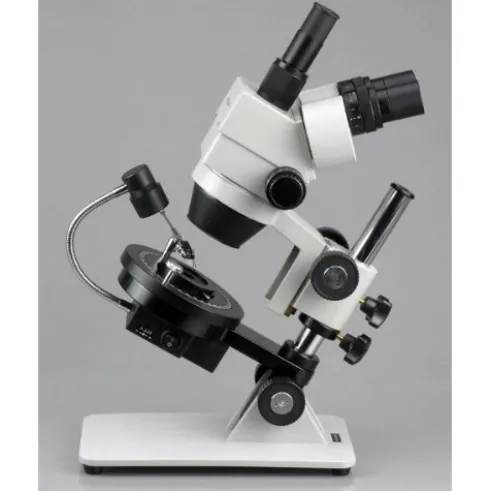 AmScope 3.5X-90X Jewel Gem Stereo Zoom Microscope with 1.3MP Camera