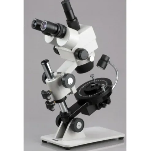 AmScope 3.5X-90X Jewel Gem Stereo Zoom Microscope with 1.3MP Camera