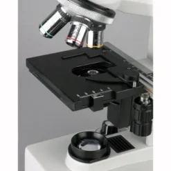 AmScope 40X-1000X Two Light Metallurgical Microscope with 1.3MP Digital Camera Blue
