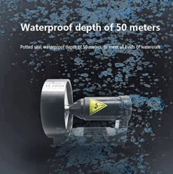 ApisQueen AQ1020 Underwater Thruster Set with 24kg Thrust and Remote Control Black