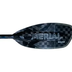 AQUA BOUND Aerial Major Carbon Versa-Lok Kayak Paddle Bent Shaft 4-Piece Black