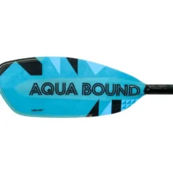 AQUA BOUND Aerial Major Fiberglass Bent Shaft 1-Piece Kayak Paddle Blue