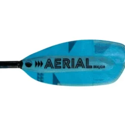 AQUA BOUND Fiberglass Versa-Lok Bent Shaft Kayak Paddle 4-Piece Blue 194-199 cm