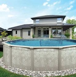 Aquarian Above Ground Swimming Pool Kit Khaki