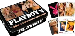 AQUARIUS Playboy Playing Card Gift Tin