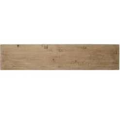 Artissance 70 Inches Waterfall Bench Reclaimed Pinewood Whitewash