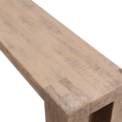 Artissance 65” Long Ravello Bench Weathered Natural Nature Wood
