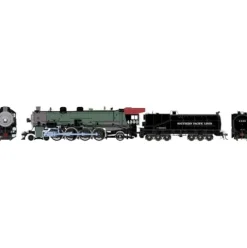 Athearn HO 4-8-2 MT-4 SP Locomotive Early Green Boiler #4350