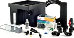 Atlantic Complete Crystal White Colorfalls Lighted Falls Kit – 36″ Spillway, Basin, Pump, Hose & Fittings White
