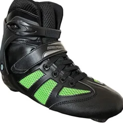 Atom Skates Pro Fitness 3×125 Inline Skate Package Size 5 US Green Wheels