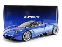AUTOart Pagani Huayra Roadster Blu Tricolore Carbon Fiber 1:18 Blue