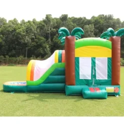 awesmflate King 20FT Inflatable Water Slide Bounce House with Splash Pool Blue/Green/Orange