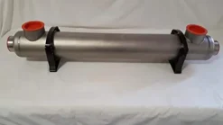 Badgerpipe Stainless Steel Tube and Shell Heat Exchanger for Pools/Spas 3,000,000 BTU