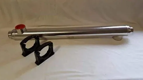 Badgerpipe Titanium Tube & Shell Heat Exchanger for Saltwater Pools/Spa 600,000 BTU