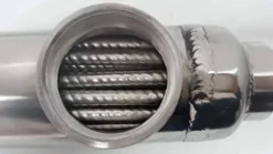 Badgerpipe Titanium Tube & Shell Heat Exchanger for Saltwater Pools/Spa 600,000 BTU