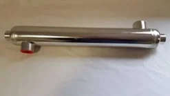 Badgerpipe Titanium Tube & Shell Heat Exchanger for Saltwater Pools/Spa 600,000 BTU