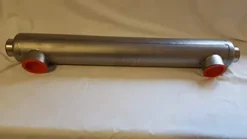 Badgerpipe Titanium Tube & Shell Heat Exchanger 600,000 BTU for Saltwater Pools/Spa