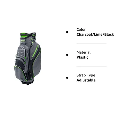 Bag Boy Chiller Cart Bag Charcoal/Lime/Black