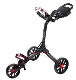 Bag Boy Nitron 3 Wheel Golf Push Cart Black/Red