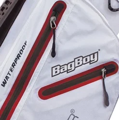Bag Boy Unisex Techno Water Stand Bag White/Red