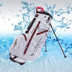 Bag Boy Unisex Techno Water Stand Bag White/Red
